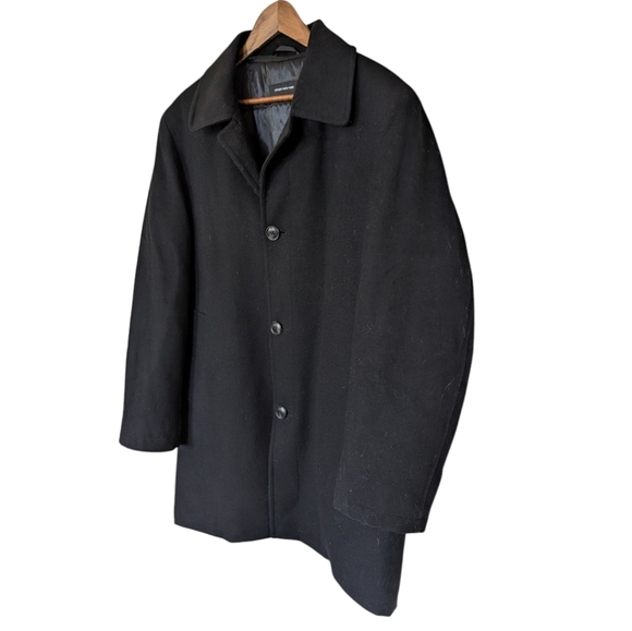 Jones New York Crosby Coat Cashmere Wool Blend Button Closure Men's size 40R - Picture 11 of 16